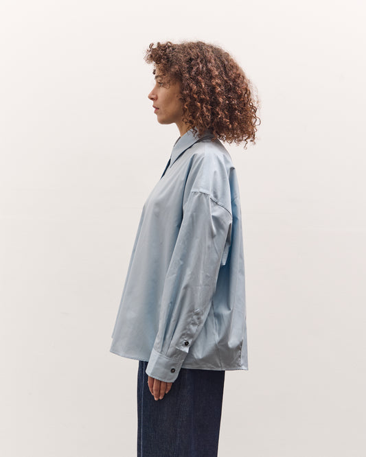 Cordera Oversized Shirt, Baby Blue