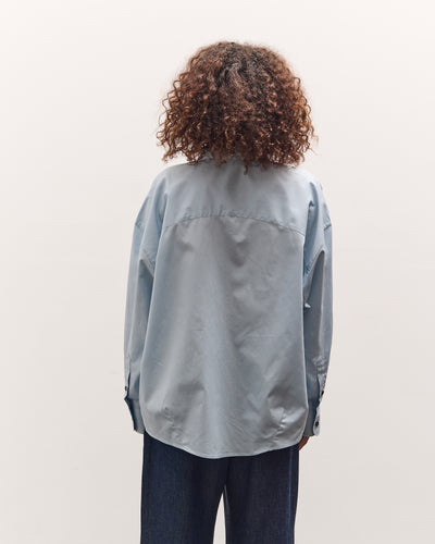 Cordera Oversized Shirt, Baby Blue