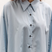 Cordera Oversized Shirt, Baby Blue