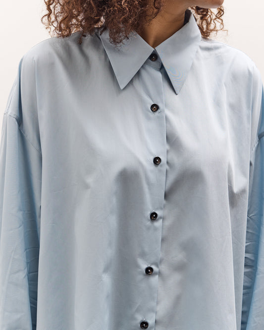 Cordera Oversized Shirt, Baby Blue