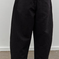 Cordera Padded Curved Pants, Black