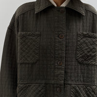 Cordera Padded Jacket, Dark Brown