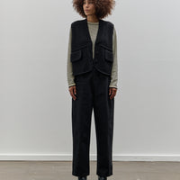 Cordera Pockets Waistcoat, Black