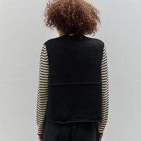 Cordera Pockets Waistcoat, Black
