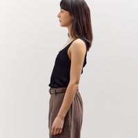 Cordera Ribbed Tank Top, Navy