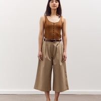 Cordera Ribbed Tank Top, Tobacco