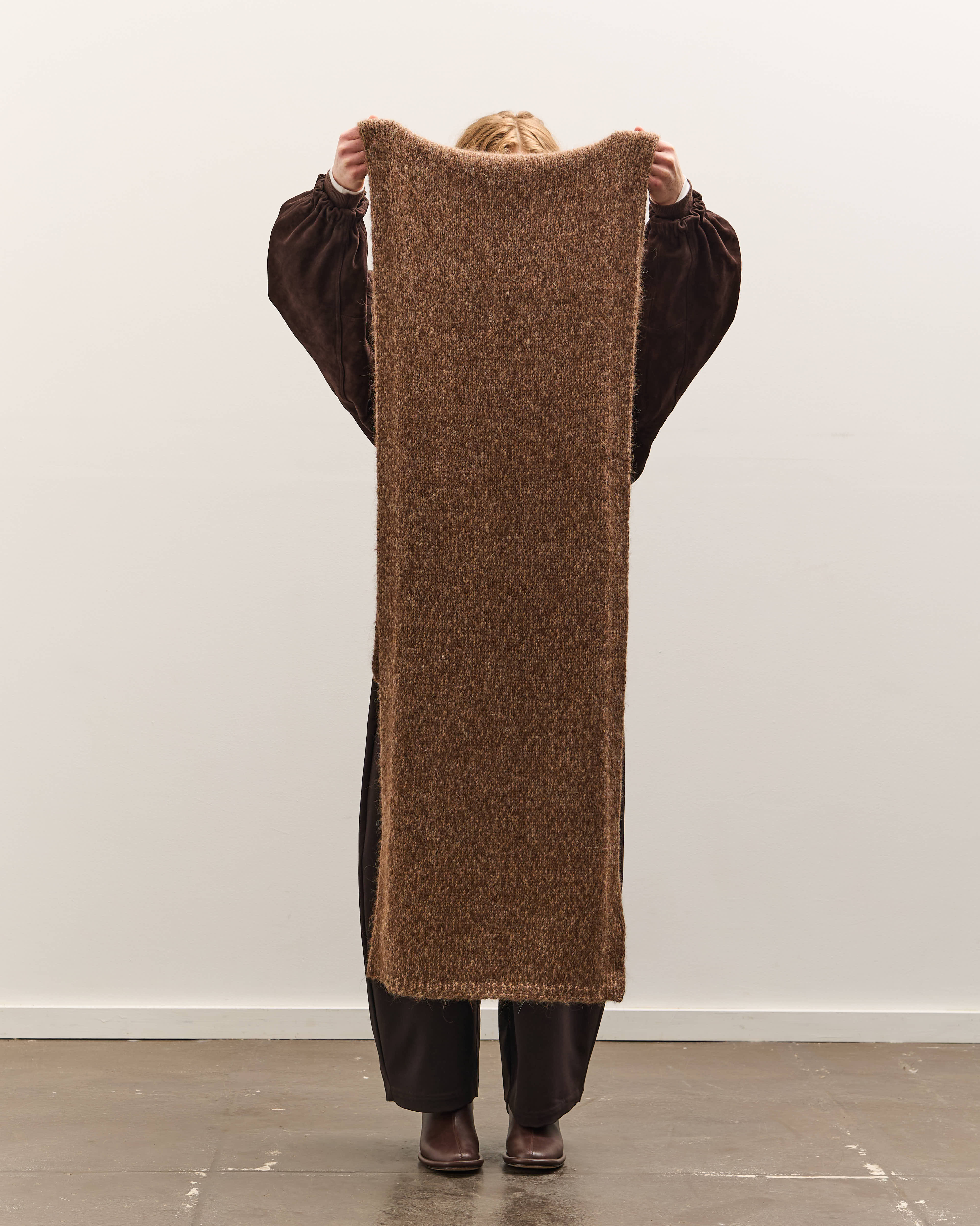 Scarf, Brown Melange – Glasswing