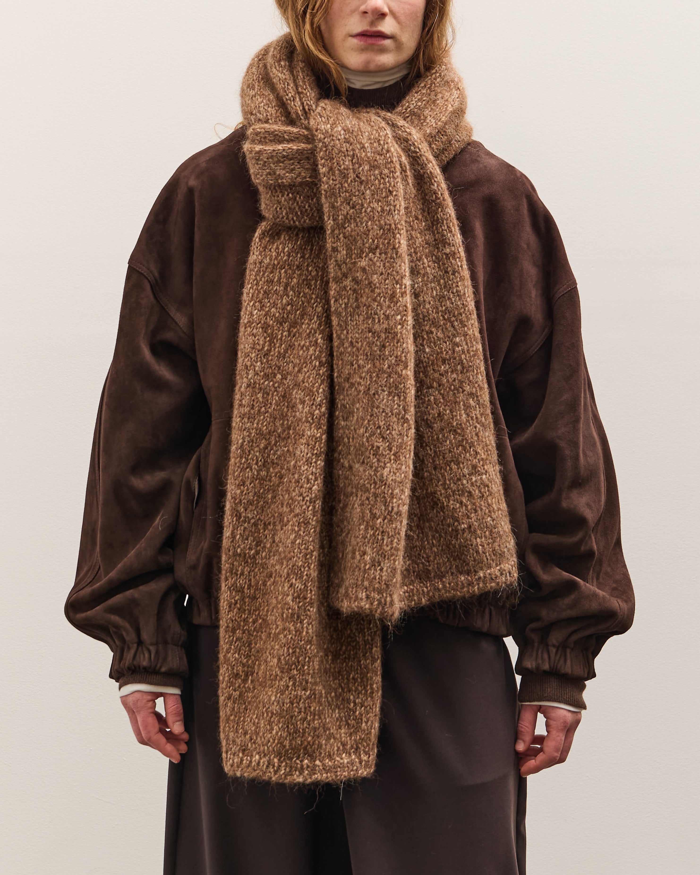 Scarf, Brown Melange – Glasswing