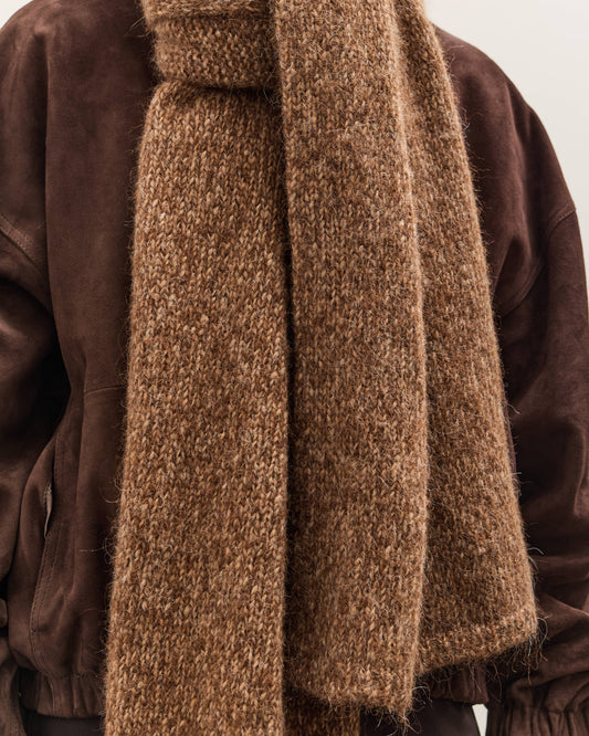 Cordera Scarf, Brown Melange