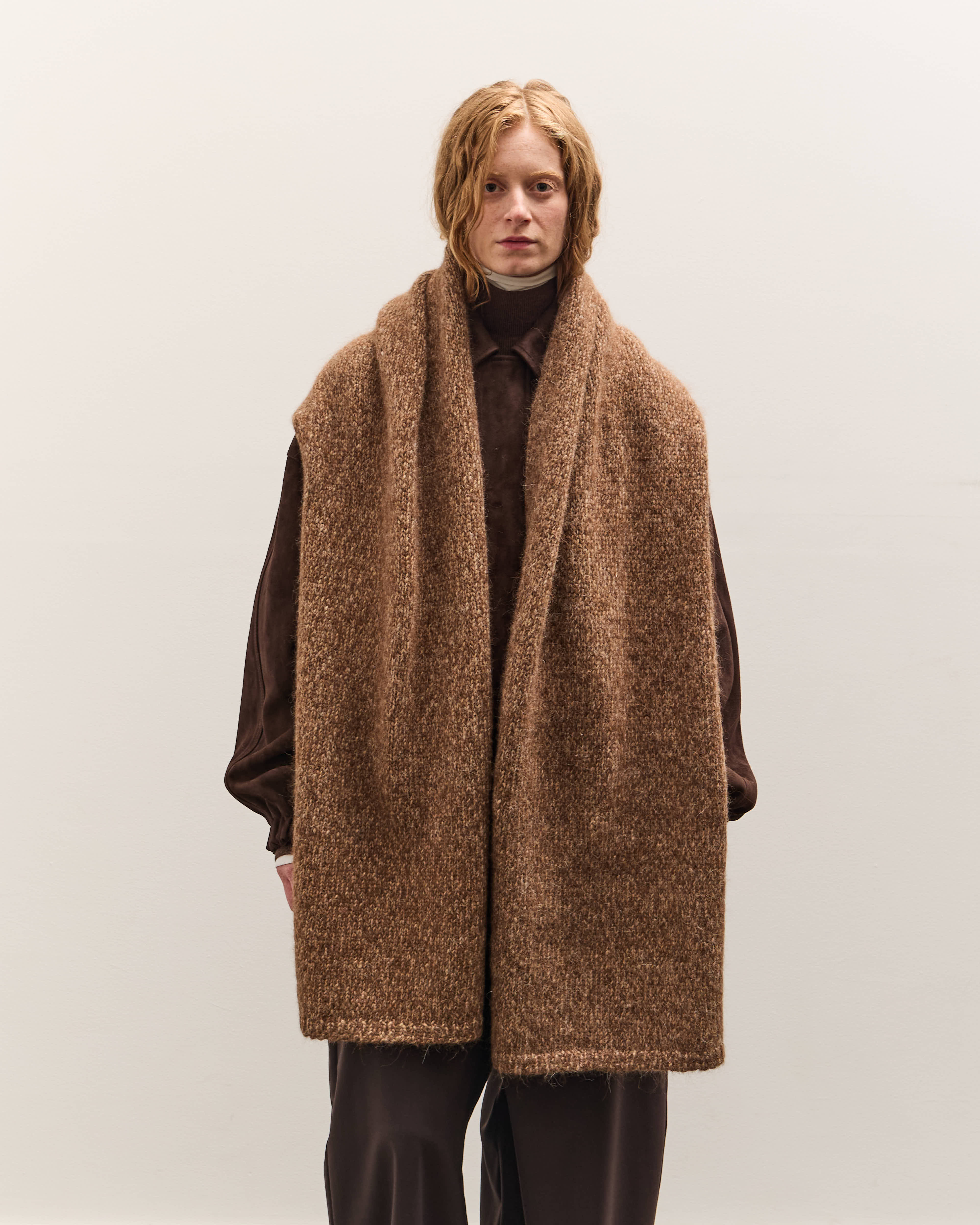 Cordera Scarf, Brown Melange – Glasswing