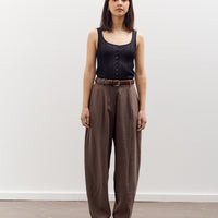 Cordera Silk Barrel Pants, Taupe