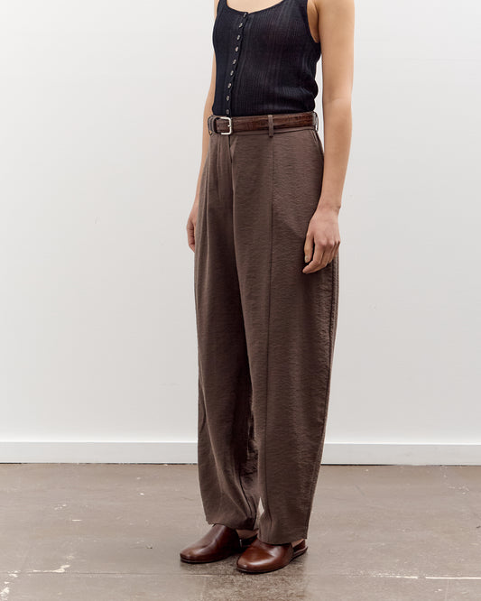 Cordera Silk Barrel Pants, Taupe