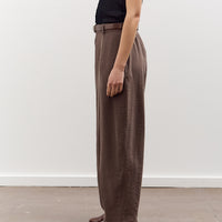 Cordera Silk Barrel Pants, Taupe