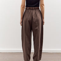 Cordera Silk Barrel Pants, Taupe