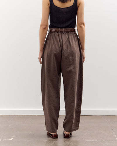 Cordera Silk Barrel Pants, Taupe