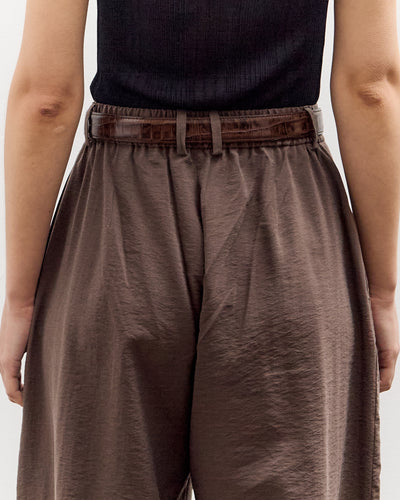 Cordera Silk Barrel Pants, Taupe