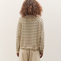 Cordera Striped Polo, Brown Stripe