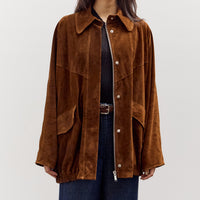 Cordera Suede Batwing Jacket, Brandy