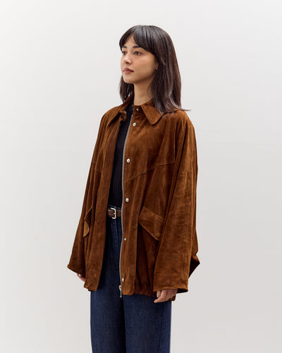 Cordera Suede Batwing Jacket, Brandy