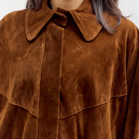 Cordera Suede Batwing Jacket, Brandy