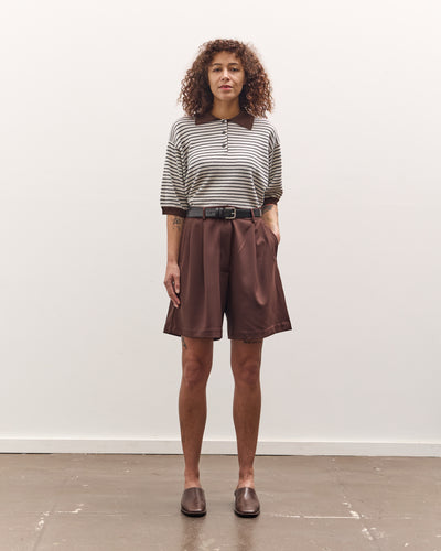 Cordera Tailored Bermuda Shorts, Burgundy