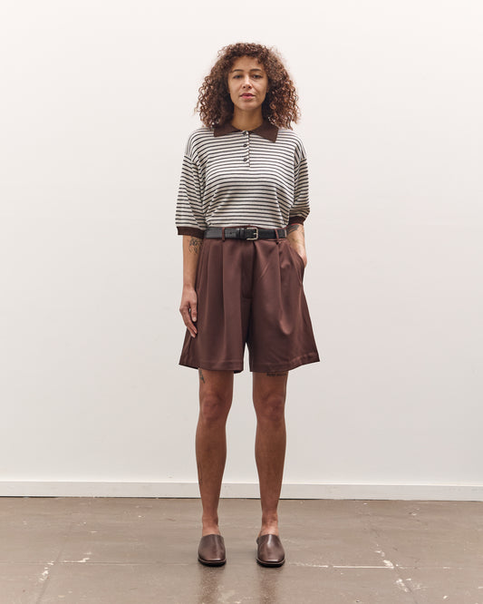 Cordera Tailored Bermuda Shorts, Burgundy