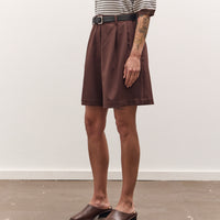 Cordera Tailored Bermuda Shorts, Burgundy