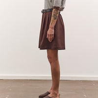 Cordera Tailored Bermuda Shorts, Burgundy