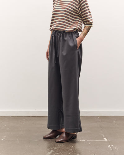 Cordera Tailored Drawstring Pants, Ebony