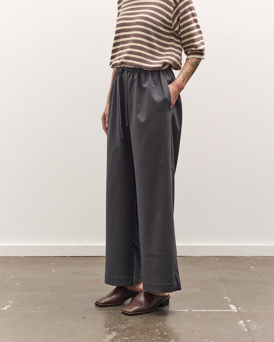 Cordera Tailored Drawstring Pants, Ebony