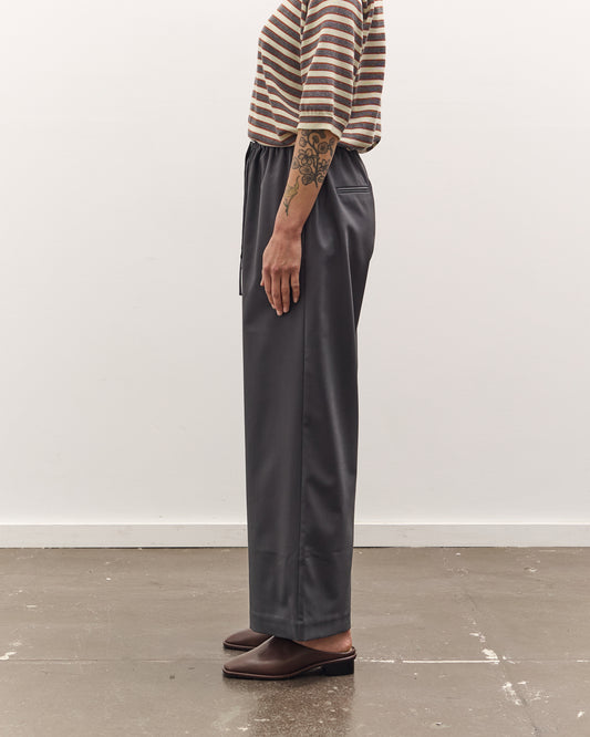 Cordera Tailored Drawstring Pants, Ebony