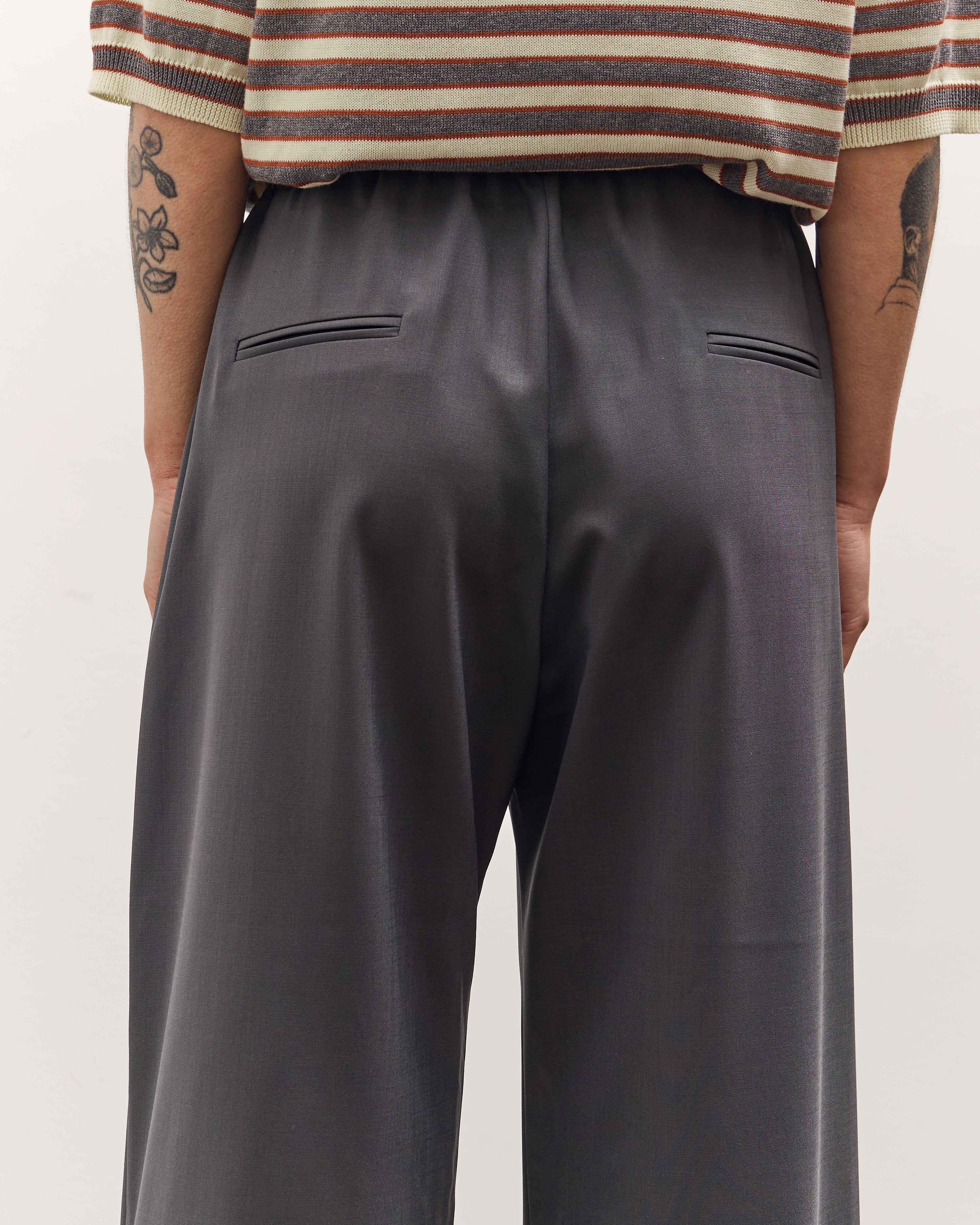 Cordera Tailored Drawstring Pants, Ebony – Glasswing