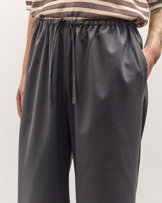 Cordera Tailored Drawstring Pants, Ebony