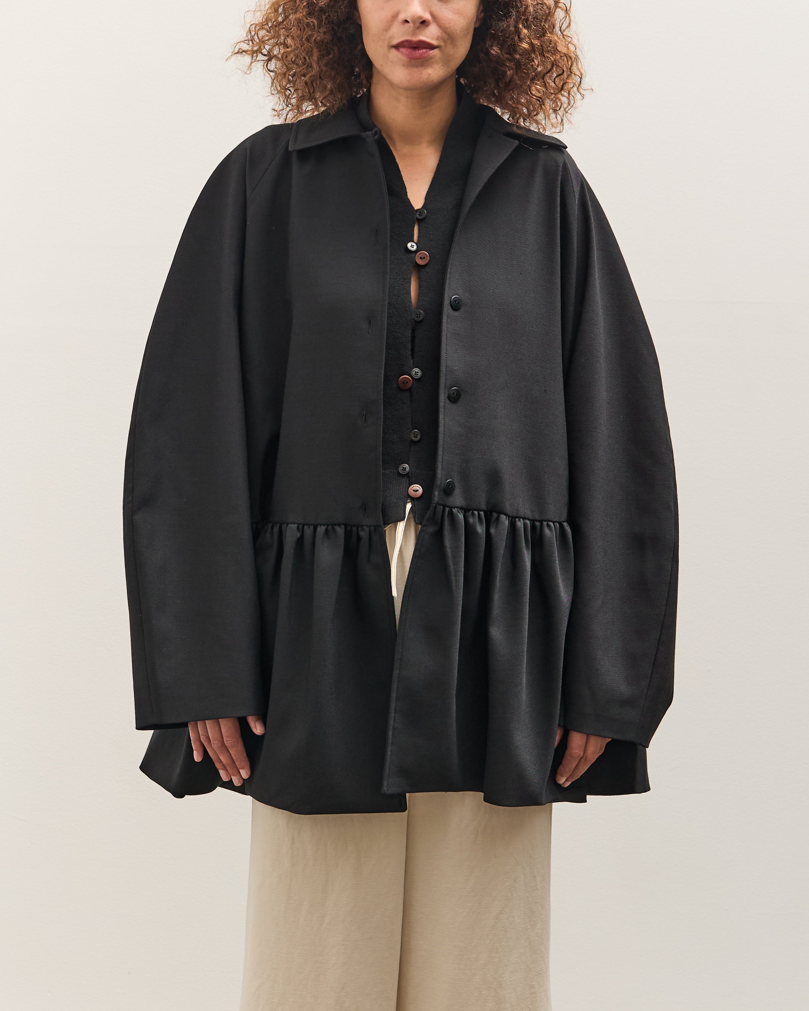 Cordera Tailoring Peplum Jacket, Black – Glasswing