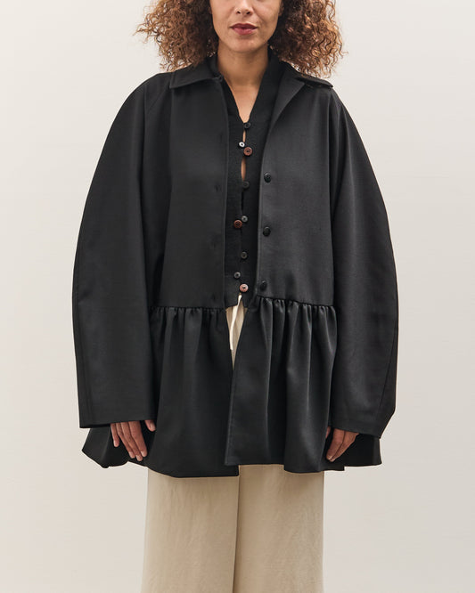 Cordera Tailoring Peplum Jacket, Black