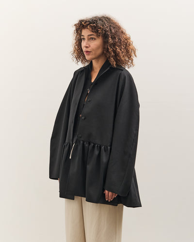 Cordera Tailoring Peplum Jacket, Black