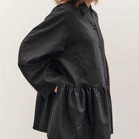 Cordera Tailoring Peplum Jacket, Black