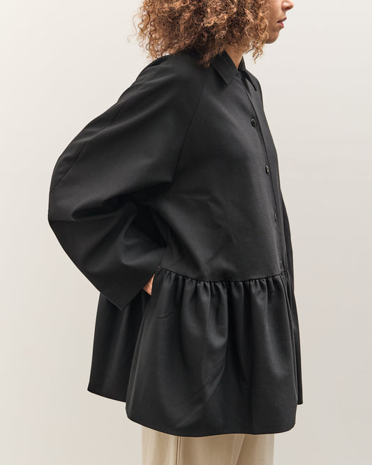 Cordera Tailoring Peplum Jacket, Black