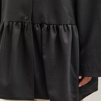 Cordera Tailoring Peplum Jacket, Black