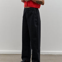 Cordera Twist Pants, Black Denim