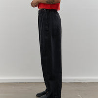 Cordera Twist Pants, Black Denim