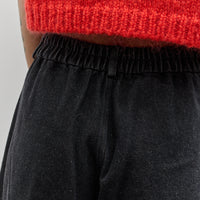 Cordera Twist Pants, Black Denim