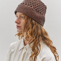 Cordera Wooden Beads Bucket Hat, Wood