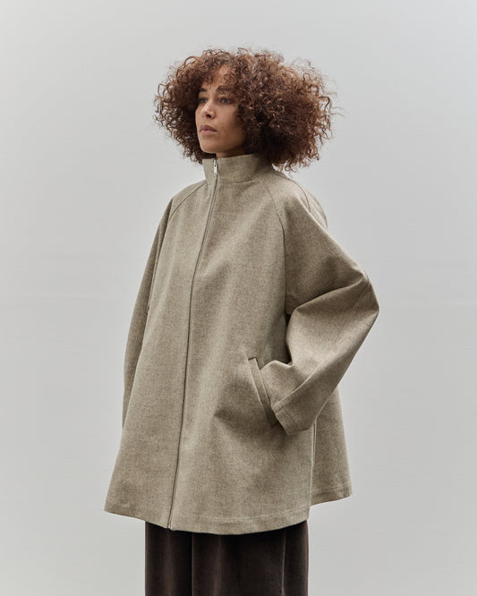 Cordera Wool Utility Jacket, Light Taupe