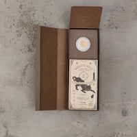 Daiyo Colorful Rice Wax Candle Gift Set, Earth Colors + Stand