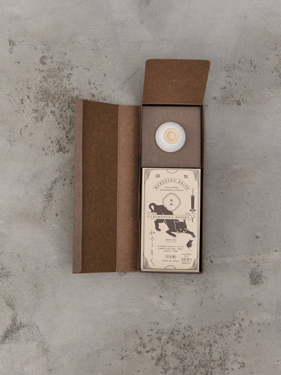 Daiyo Colorful Rice Wax Candle Gift Set, Earth Colors + Stand