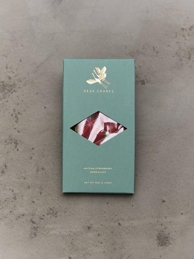 Deux Cranes Matcha Strawberry Chocolate