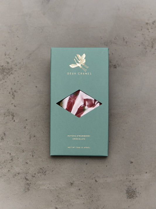 Deux Cranes Matcha Strawberry Chocolate