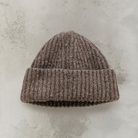 Evan Kinori Knit Cap, Light Brown