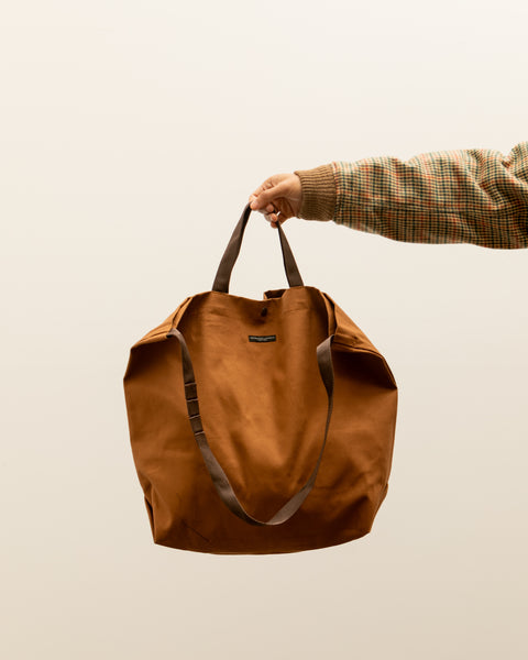 Engineered Garments 12oz Duck Canvas Carry All Tote, Brown